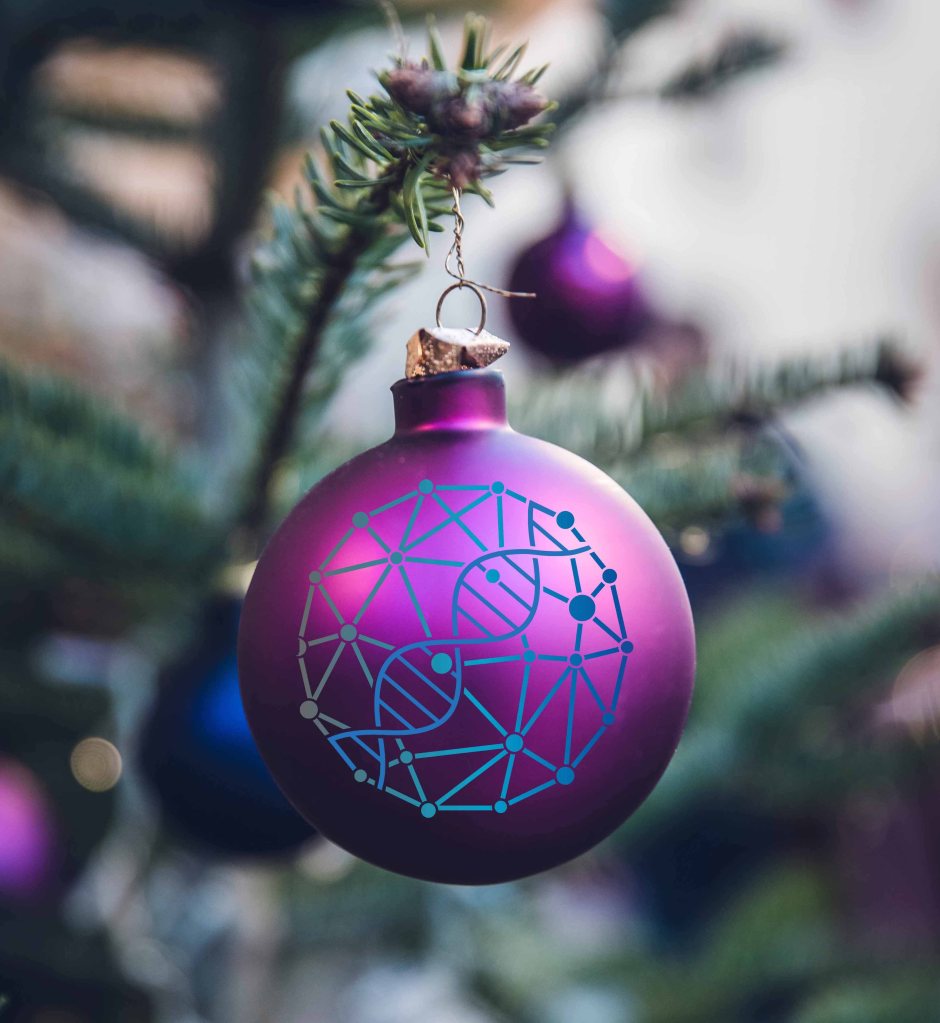 Christmas ornament with MLFPM logo