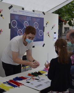 Persons at science fair
